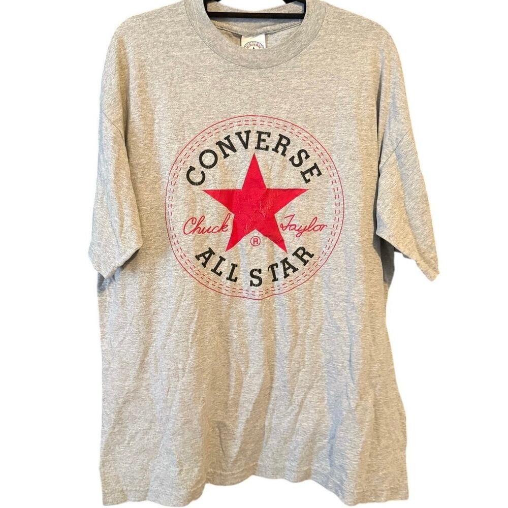 Vintage 90s Converse All Star Chuck Taylor Double Sided Shirt Adult XL